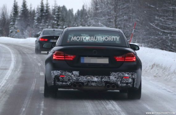 宝马M4敞篷版谍照曝光 