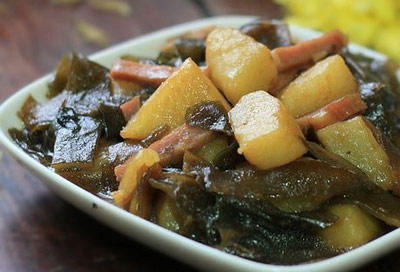 土豆海带炖火腿：鲜香美味 入味醇厚