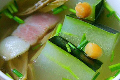 咸肉冬瓜汤：阴雨连绵 一碗好汤来暖身