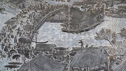 人山人海彩虹桥（原图）