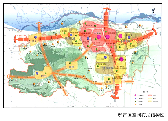 郑上新区规划图