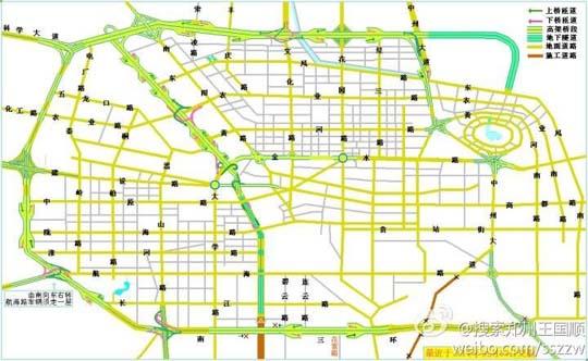 郑州的哥6昼夜绘“三环快速路行驶指南”(图)
