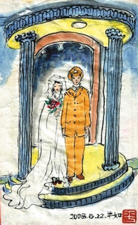 在书中，生活在上海的93岁老人饶平如，用漫画追忆人生、悼念妻子，让人们相信了世间依然有“永不止息”的爱情。