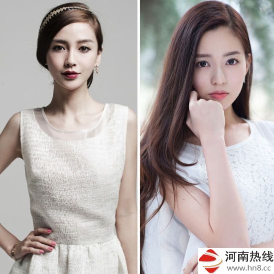 24岁的Angelababy与22岁温心