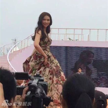 林志玲长裙飘飘性感走秀 神采飞扬女神范