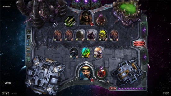 玩家创作星际争霸版炉石传说棋盘及卡牌