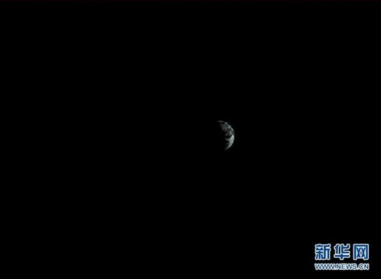 嫦娥3号所摄地球照公布 今起开展新一轮探测