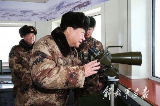 习近平与边防战士用餐照公布 吃西红柿炒蛋 