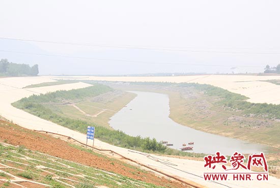 陶岔渠首与丹江口水库的连接部分